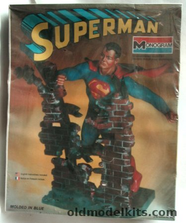 Monogram 1/8 Superman (ex-Aurora), 6301 plastic model kit